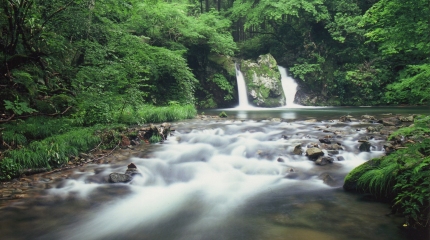 不動滝（男滝）・女滝