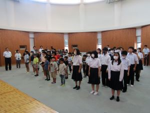 ２学期始業式