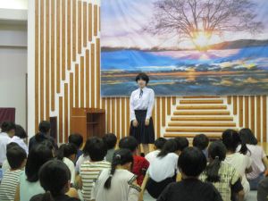 １学期終業式