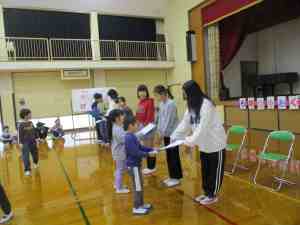 ６年生を送る会